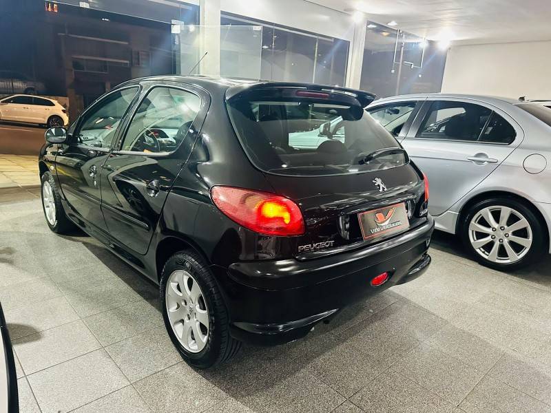 PEUGEOT - 206 - 2008/2008 - Preta - R$ 19.900,00