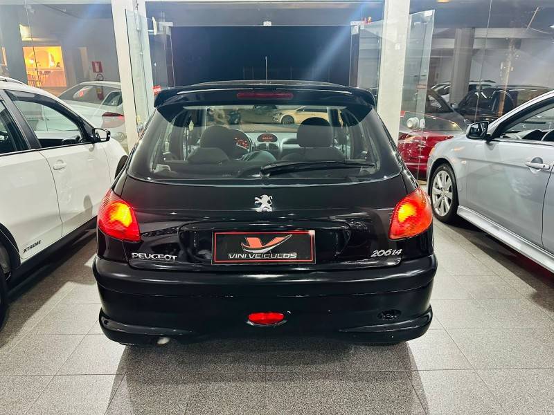 PEUGEOT - 206 - 2008/2008 - Preta - R$ 19.900,00