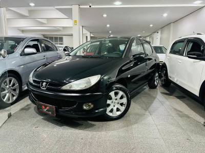 PEUGEOT - 206 - 2008/2008 - Preta - R$ 19.900,00